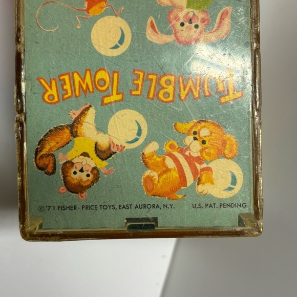Vintage 1971 Fisher-Price Tumble Tower game - Picture 9 of 12